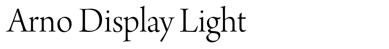 Arno Display Light